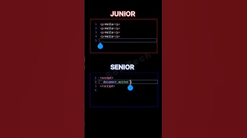 Junior Vs Senior Developer #programming #html #javascript #webdevelopment #html5 #webdesign  #css3