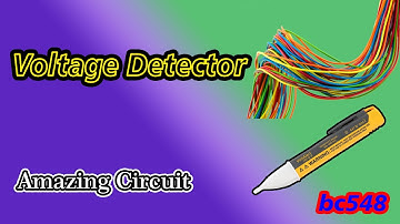 Amazing Voltage Detector, Non contact tester, Electronic project - bc548