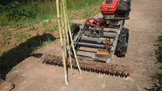 homemade sickle bar mower 2.0, let us cut some grass