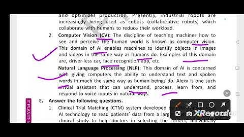 Chapter 9 Domains of Artificial intelligence Class V Computer #codebot