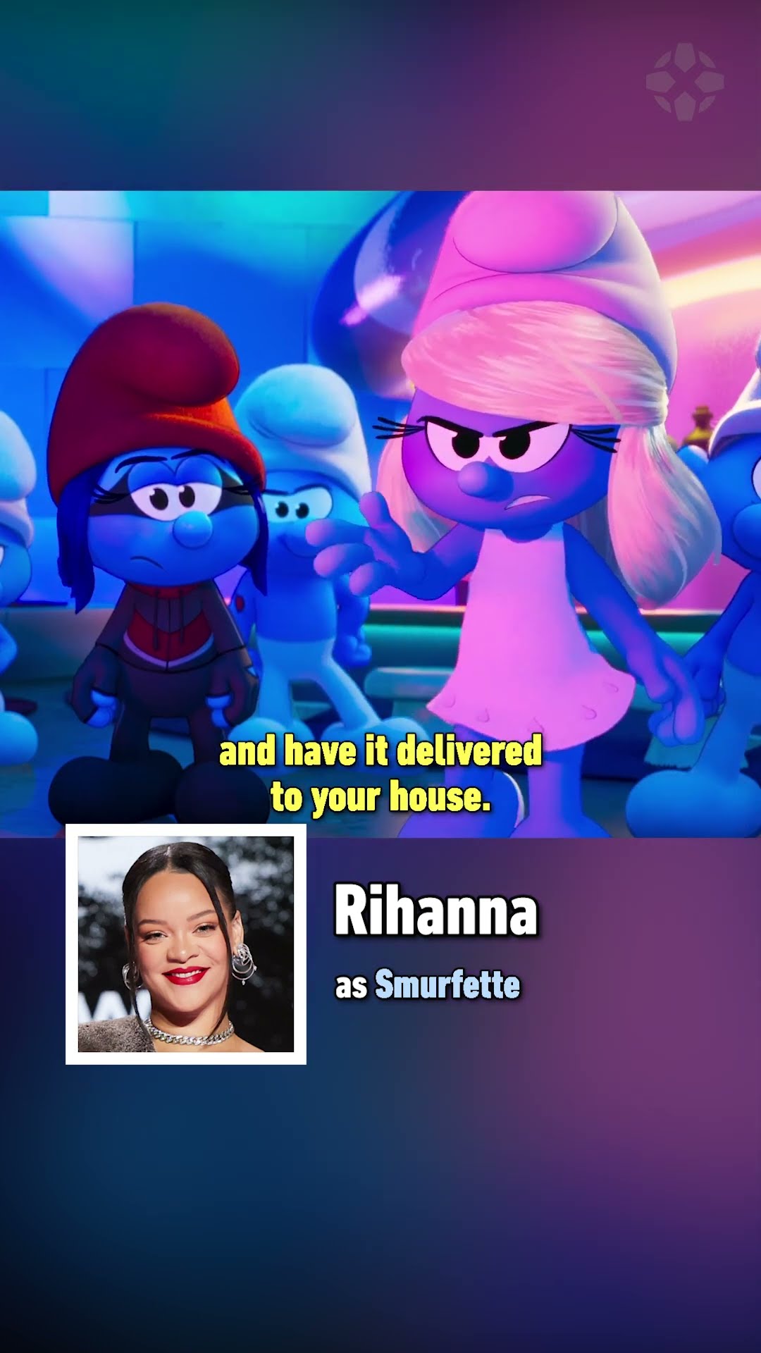 The Smurfs cast is stacked