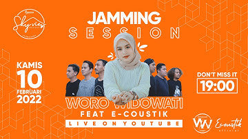 Live Stream Jamming Session Woro Widowati Ft. E-Coustik at Banaran Sky VIew