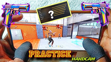 Practice | Desert Eagle In 3 Finger Custom Hud Hand cam Tutorial 📲