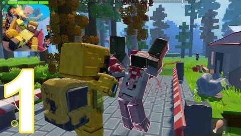 Huntercraft: Zombie Survival - Gameplay Walkthrough Part 1 - Tutorial & Gameplay (Android)