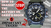 How To Change G-Shock GG-1000 Mudmaster Battery and Time Setting | Relojes | -