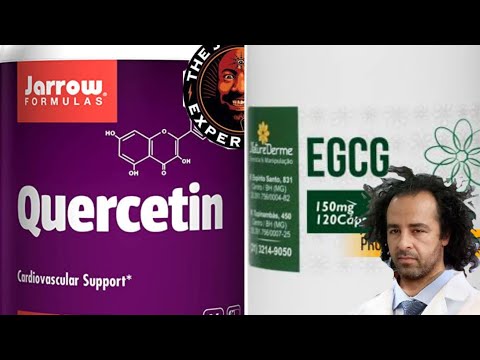 Qurcitin or EGCG(Epigallocatechin) in Green tea? antiviral activity, review on Joe Rogan podcast