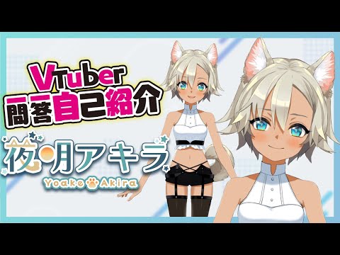 【自己紹介】Vtuber一問一答自己紹介【夜明アキラ/新人Vtuber】