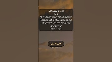 سورة الرعد الآية ١٦ بصوت الشيخ محمد صديق المنشاوي