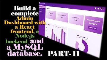 React Admin Dashboard with Node.js & MySQL – Step-by-Step Guide (Part 11) | Database Query setup