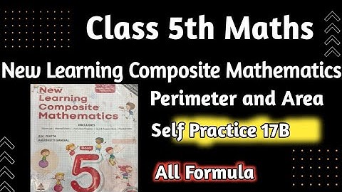 Class 5 Maths|New Learning Composite Mathematics Class 5 Chapter 17B by hpsgurugram| Maths Class 5