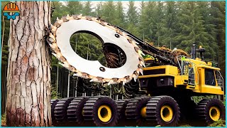 150 Incredible Fastest Big Chainsaw Cutting Tree Machines