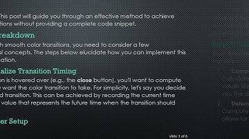 Smooth Color Transitions in C#  .NET Framework: A Guide to Button Effects