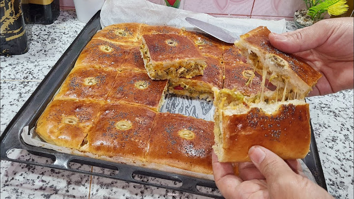 حيرا شنو توجدي لعشاء جبتلك أسهل خبز معمر بحشوة بنينة بالخضار أو كفتة داند جربيها عمرك تستغناي عليها