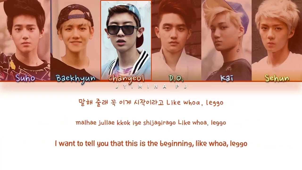 EXO K 엑소케이 'XOXO' Lyrics Color Coded Han Rom Eng Jyimina PJ