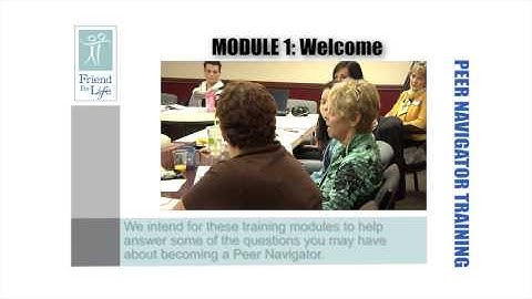 FFL Peer Navigator Training Module #1