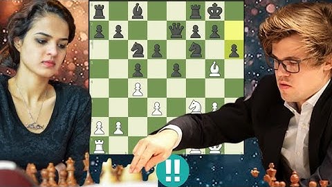 1346 Elo chess, Magnus Carlsen vs Tania sachdev 23