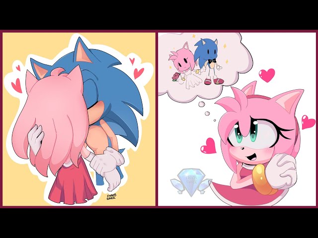 Sonic and Amy FINALLY KISS?! (Sonic Comic Dub) 