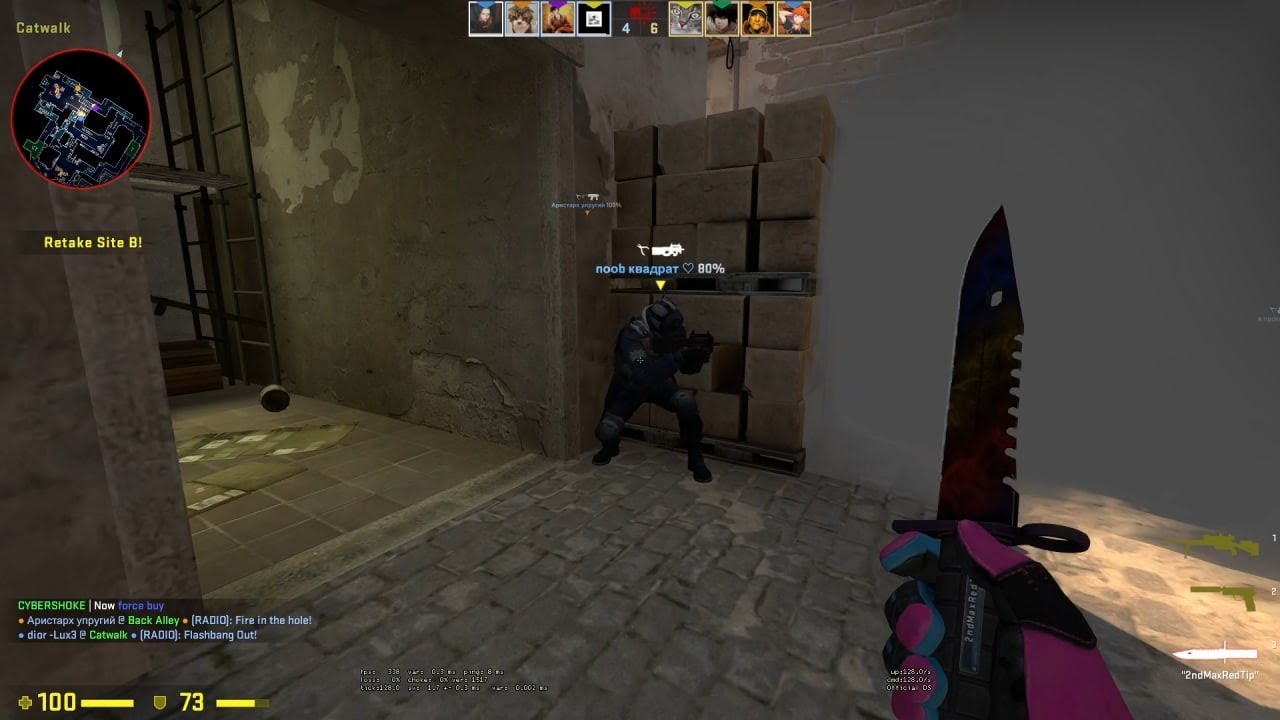 CS go warm-up for execute by Cybershoke - YouTube