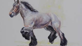 Draft Horse Paintings