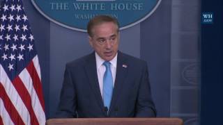 Briefing with Secretary of Veterans Affairs David Shulkin