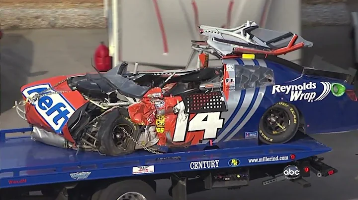 2012 Eric McClure hard crash @ Talladega (extended...