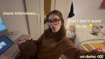 uni diaries | more interviews + emotions -002