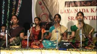 NARAYANACHYUTHA NANDA GOVINDA BY SRI PARUPALLI RAMAKRISHNAIAH PANTHULU SANGEETHA VIDYALAYAM STUDENTS