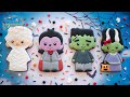 How to decorate CUTE HALLOWEEN Cookies  ~ 4 Classic Halloween Characters!