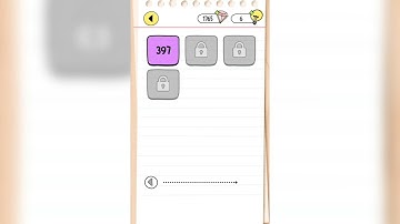 Brain Test 4 Level 397 Walkthrough Solution