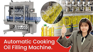 SOLIDPACK --- 6 heads servo motor piston pump filling machine for 5L cooking oil