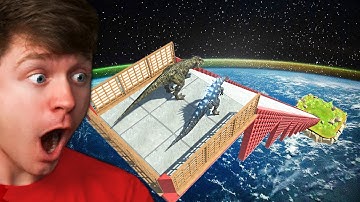 DINOSAUR & KAIJU RACE From OUTER SPACE! - Animal Revolt Battle Simulator