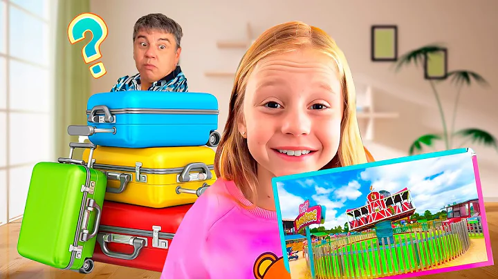 Nastya and dad are having fun in London