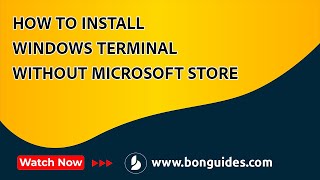 how to install windows terminal without microsoft store