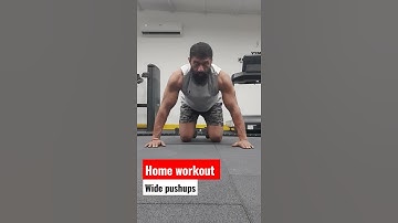 HOME WORKOUT - Chest Exercise - Wide Pushups | BIGLEE