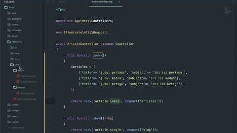7 loop data di blade  - Belajar Laravel 7.x