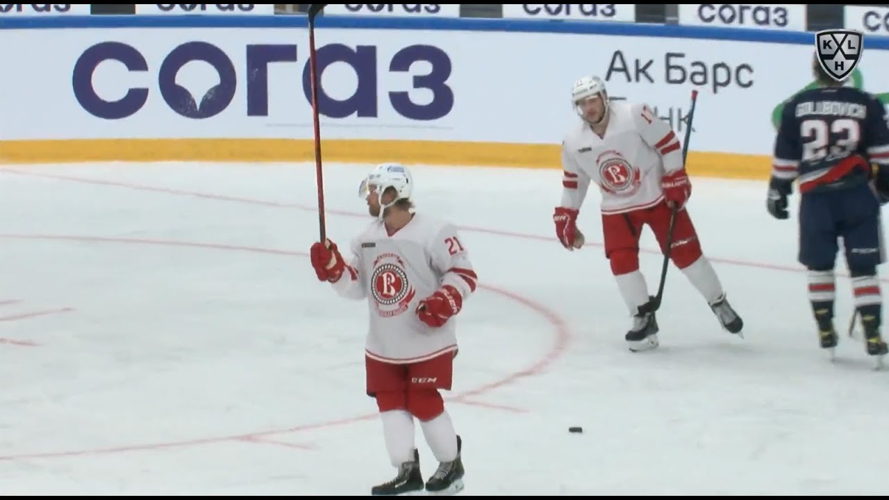 Matthias Tedenby first KHL goal