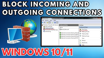 How to Block Incoming and Outgoing Connections in Windows 10/11