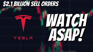 Tesla Stock: $2.1 Billion in Sell Orders.. Tomorrow is going to be HUGE.