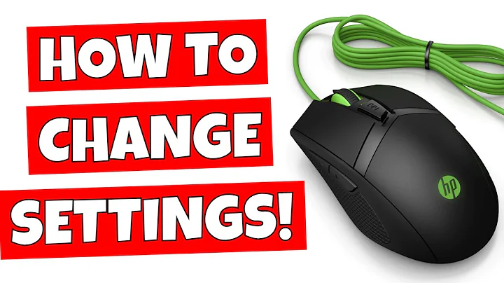 How To Adjust Settings On HP Pavilion Gaming Mouse 300