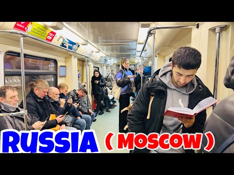 [4k]THE MOSCOW METRO , WALK INSIDE MOSCOW METRO, CSKA Station, Russia || Stroll in 4K