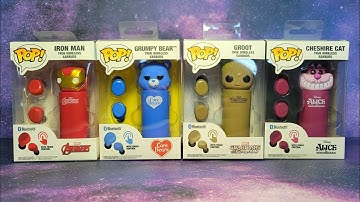 Funko Pop Wireless Earbuds! Iron Man, Groot, Cheshire Cat, and Grumpy Bear Care Bears! Five Below!
