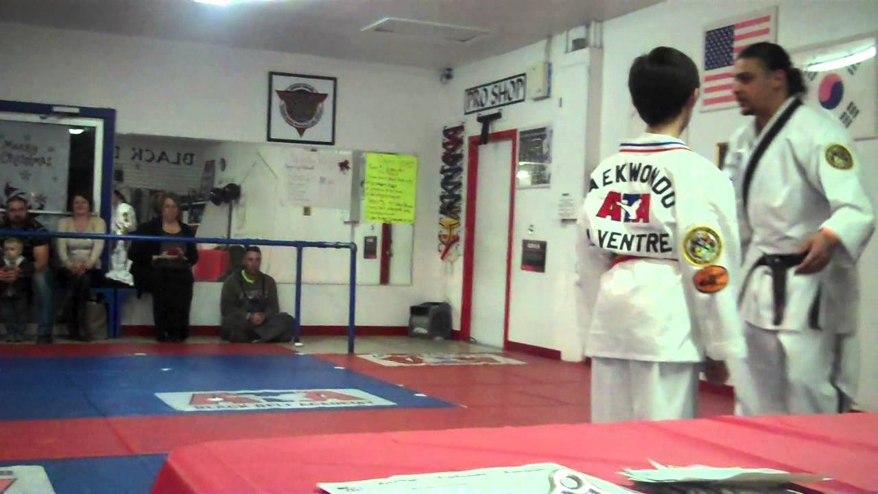 ATA Board Breaking Scionti Martial Arts Florida 12 10 2014 YouTube