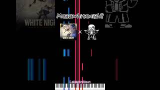 Megawhitenight [White Night x Megalovania Mashup] #shorts #honkaistarrail  #undertale
