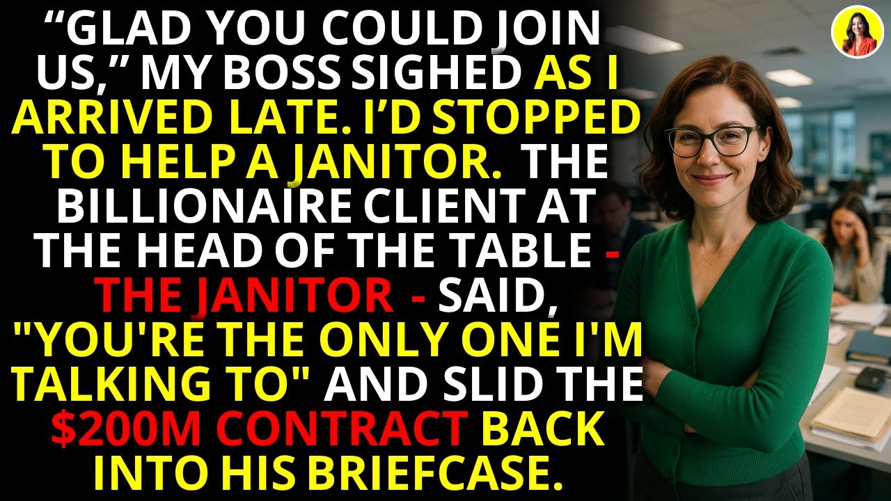 Мой начальник высмеял меня за помощь уборщику, а затем потерял сделку на 200 миллионов долларов |...