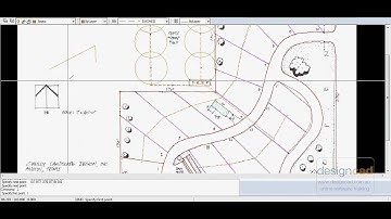 Using dashed lines in landscape CAD drawings