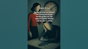 When Exhaustion Becomes a Weapon #darkpsychology #mindgames #emotionalabuse