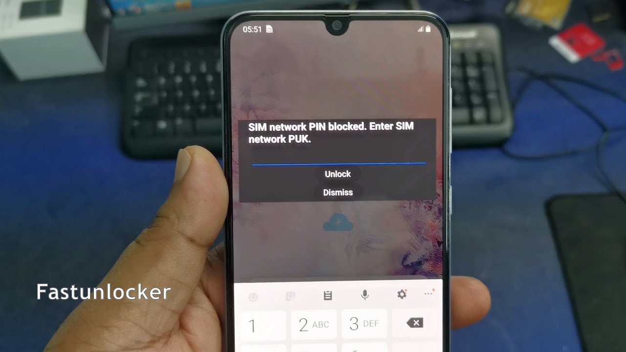 Unlock Samsung A50 Sim Network Unlock Pin Blocked Enter Sim Network Unlock Puk Youtube