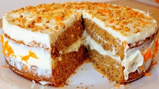 THE RICHEST and EASIEST CAKE in 5 MINUTES (CARROT WHIM and WALNUT) MAXIMUM DELIGHT❤#carrotcake