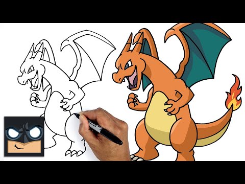 How To Draw Pokemon | Charizard || Step by Step Drawing Tutorial for Beginners
