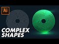 Create Complex Geometric Shapes EASILY - Illustrator Tutorial